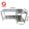 Bàn bếp inox chữ L