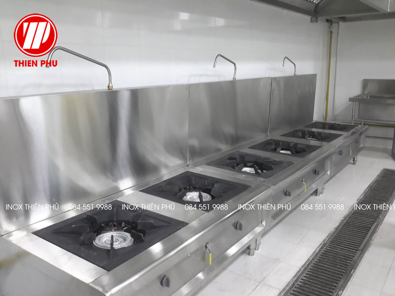 Bếp hầm đôi công nghiệp dùng gas Thiên Phú