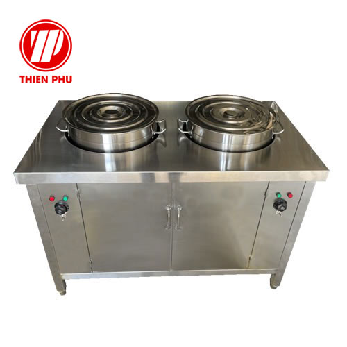 Tủ hâm nóng cơm canh 2 nồi 100 Lít